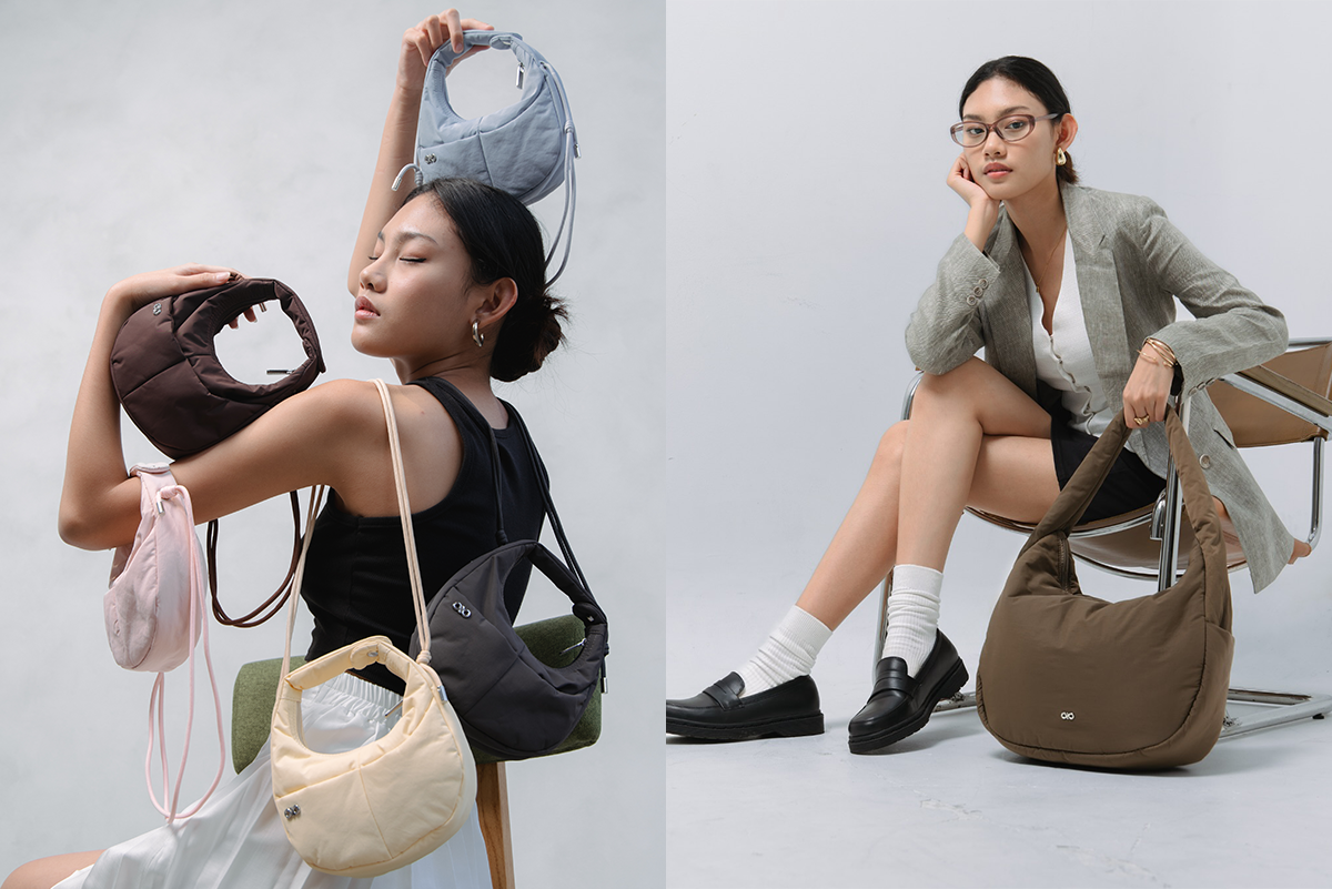 The Sophia Label Signature Pocket Micro Bag and Posh Crescent Bag