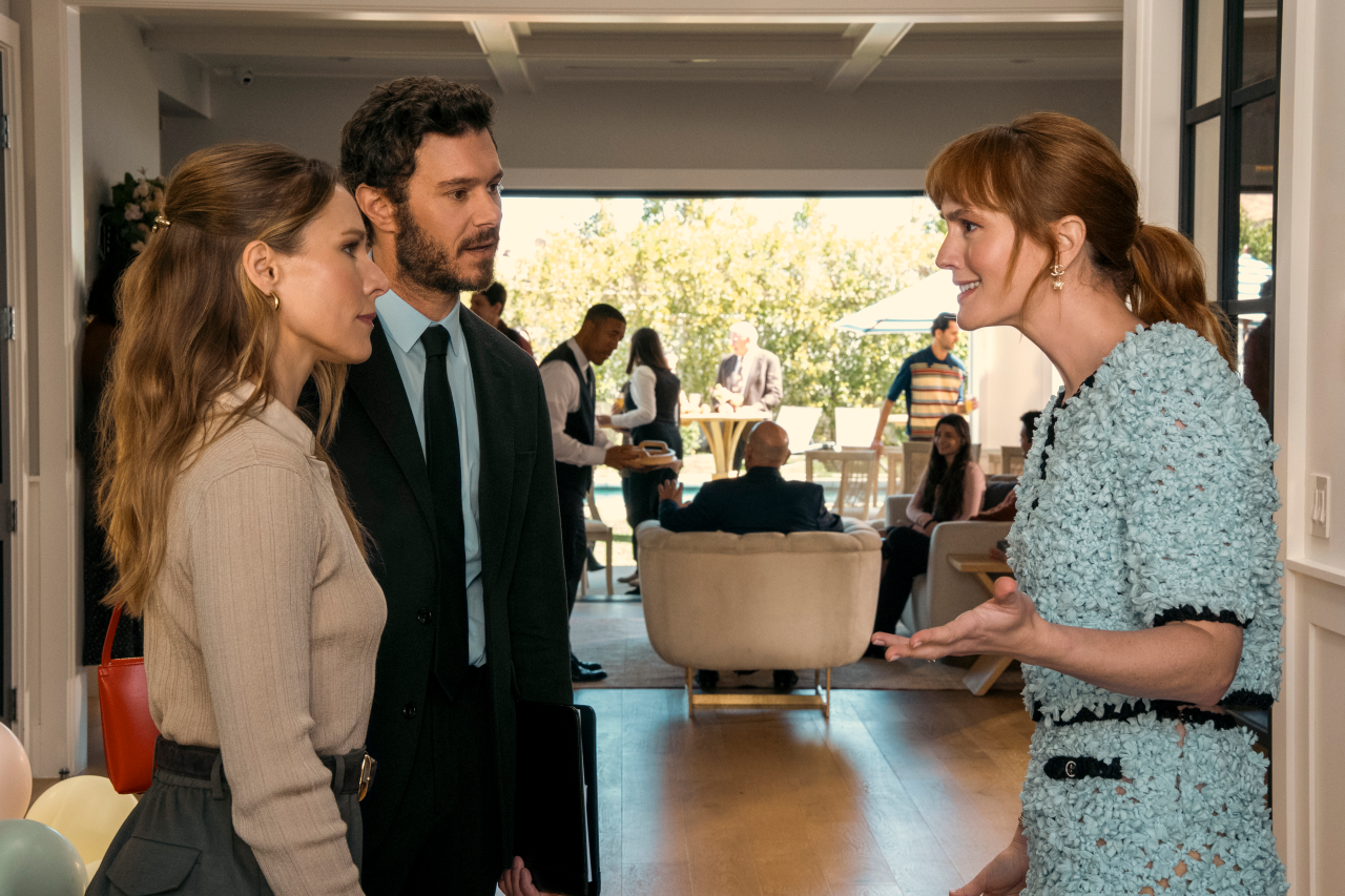 Kristen Bell, Adam Brody, and Leighton Meester in 'Nobody Wants This' Season 2