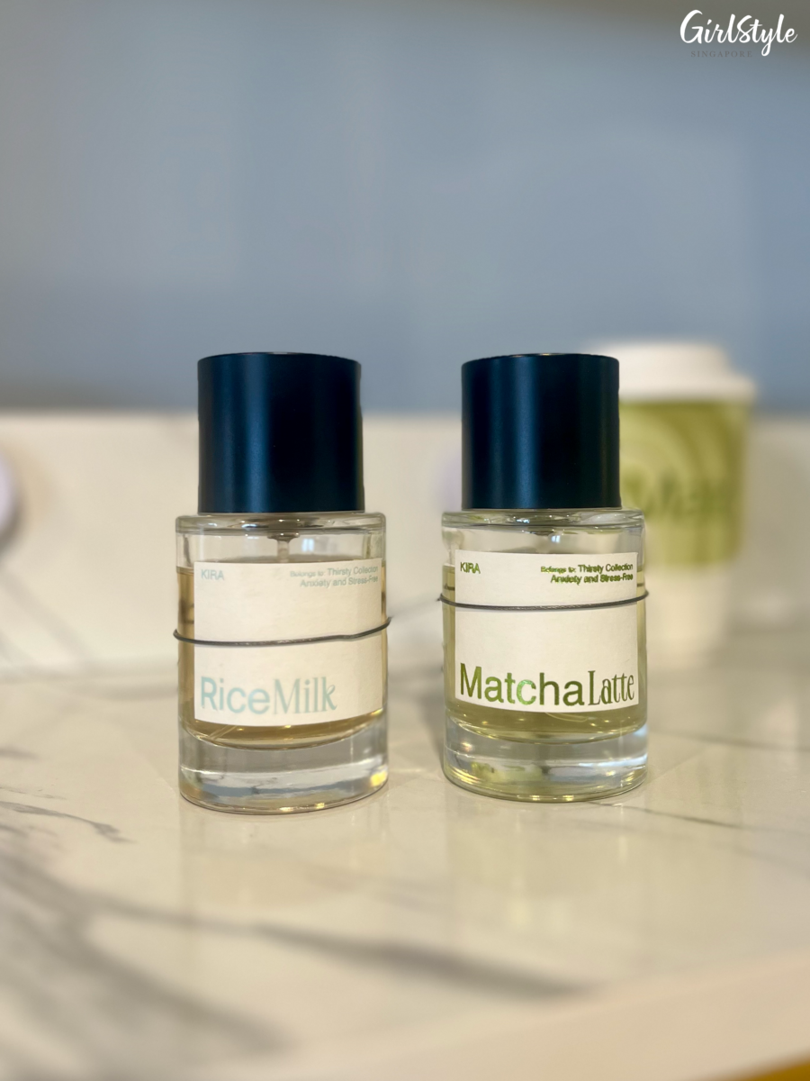 KIRA Matcha Latte EDP and Rice Milk EDP ($65, 50ml)