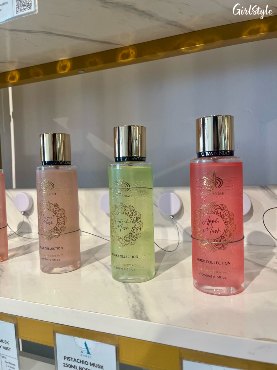Al Wataniah Body Mists ($15, 250ml)