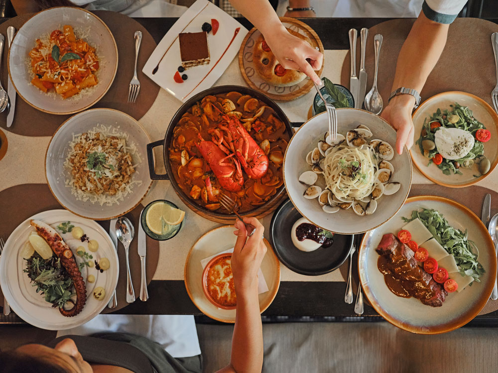 Waterfall Ristorante Italiano's 10th Anniversary Menu