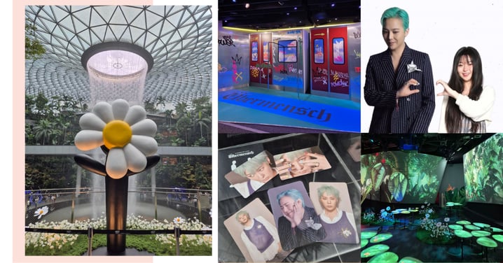G-Dragon's New Media Exhibition 'Übermensch' Hits Jewel Changi With Floral Installations, VR Zones & More