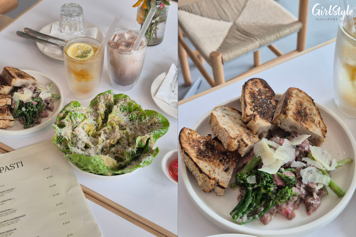 Beef Tartare & Caesar Salad