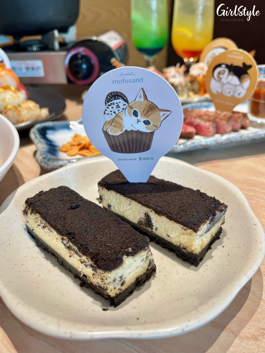 Sushi Tei x Mofusand Cookies & Cream Cheesecake