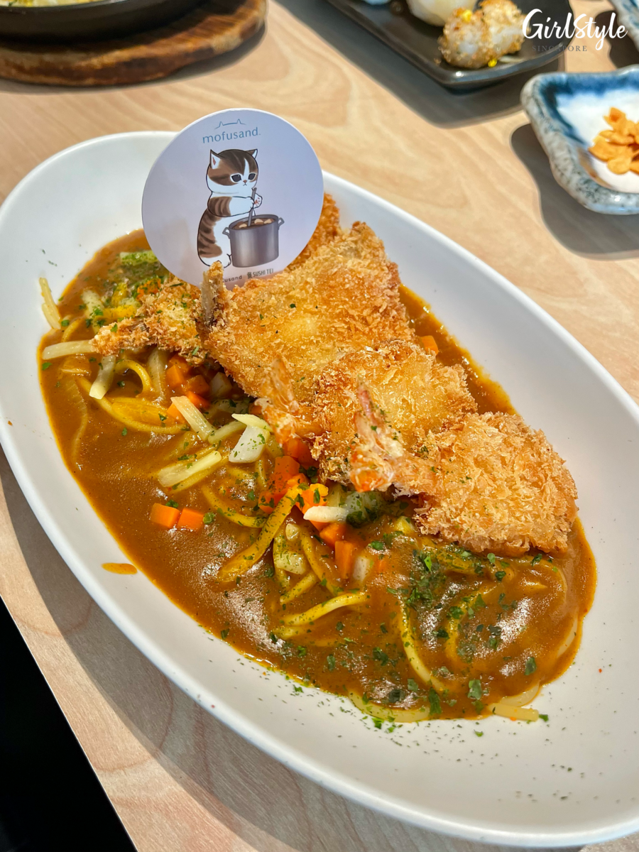 Sushi Tei x Mofusand Double Fry Curry Pasta
