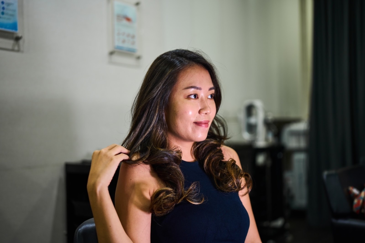 Vel after the TK TrichoKare Scalp Booster treatment