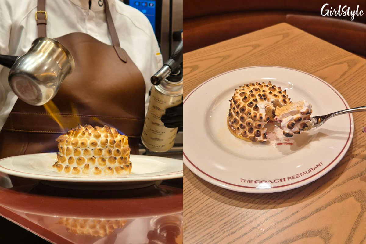 Flaming PB&J Bombe Alaska