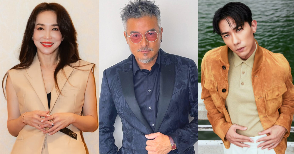 From left: Fann Wong, Christopher Lee, Desmond Tan