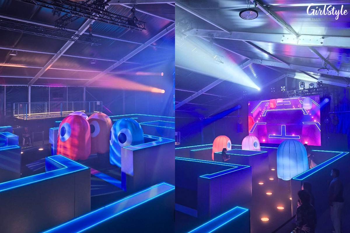 Life-sized PAC-MAN maze