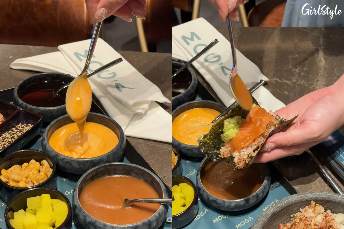 3 signature sauces