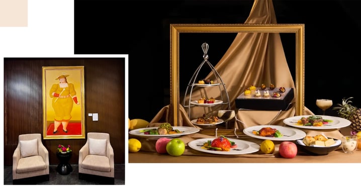 Have A Taste Of Colombian Art With This Botero-Inspired Afternoon Tea At Shangri-La Singapore