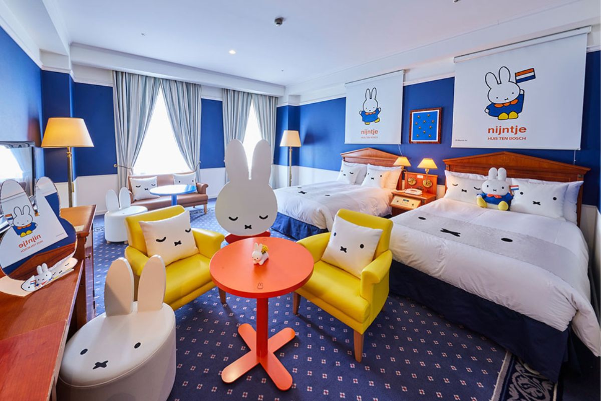 Miffy-themed hotel rooms