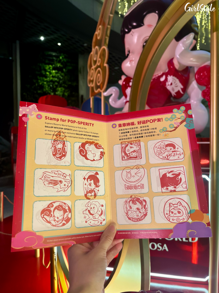 POP MART x Resorts World Sentosa Stamp passport