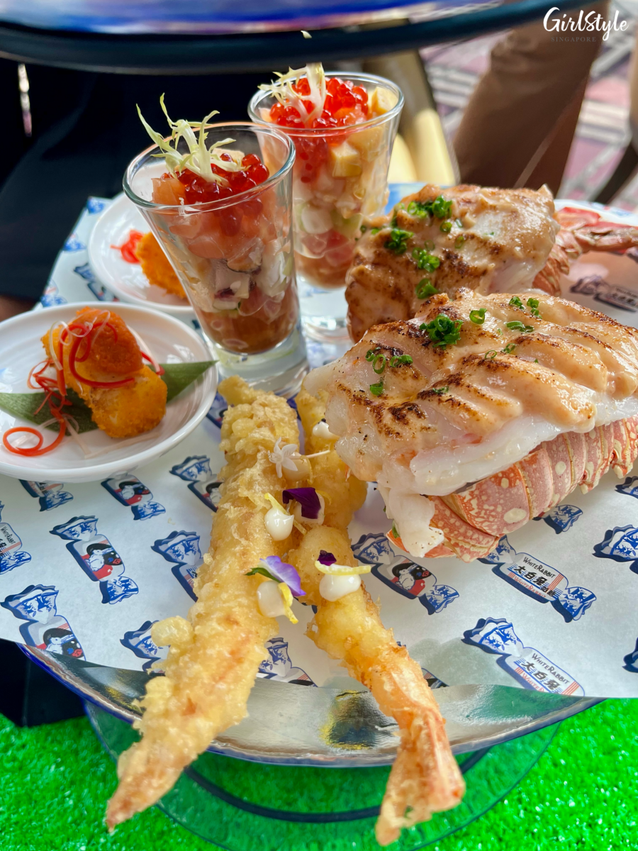 White Rabbit-inspired afternoon tea savouries