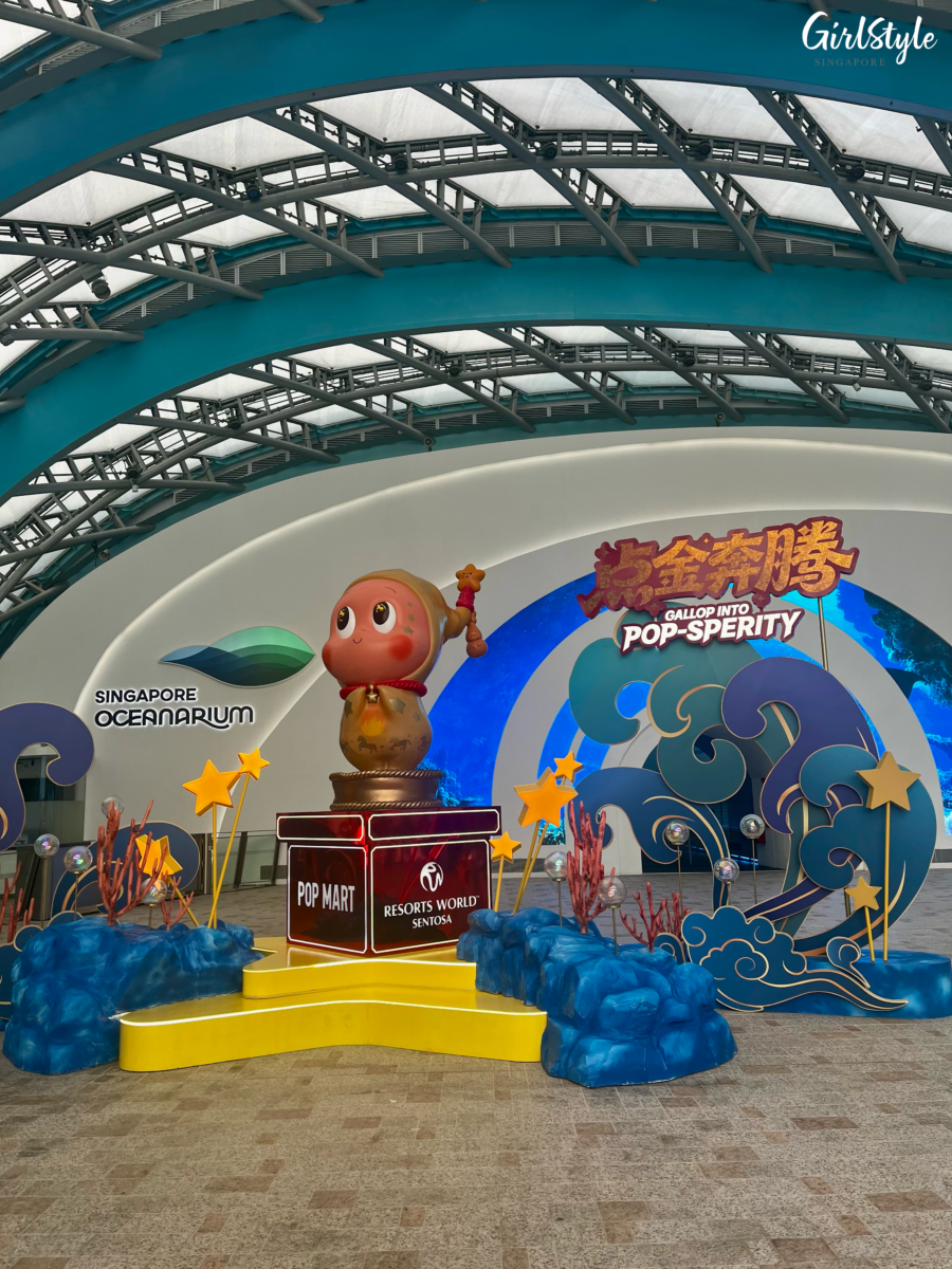 POP MART Twinkle Twinkle installation at Singapore Oceanarium