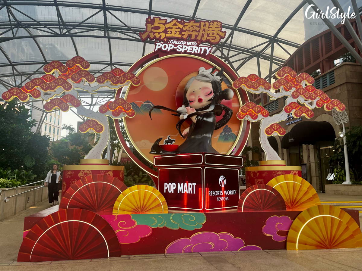 POP MART SKULLPANDA installation at Resorts World Sentosa