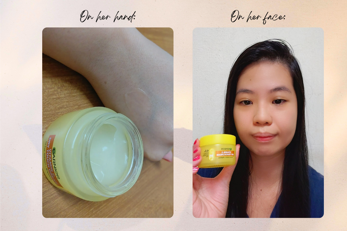 Xin Yi's testimonial on Garnier Mochi Dry-Touch Moisturizer Cream