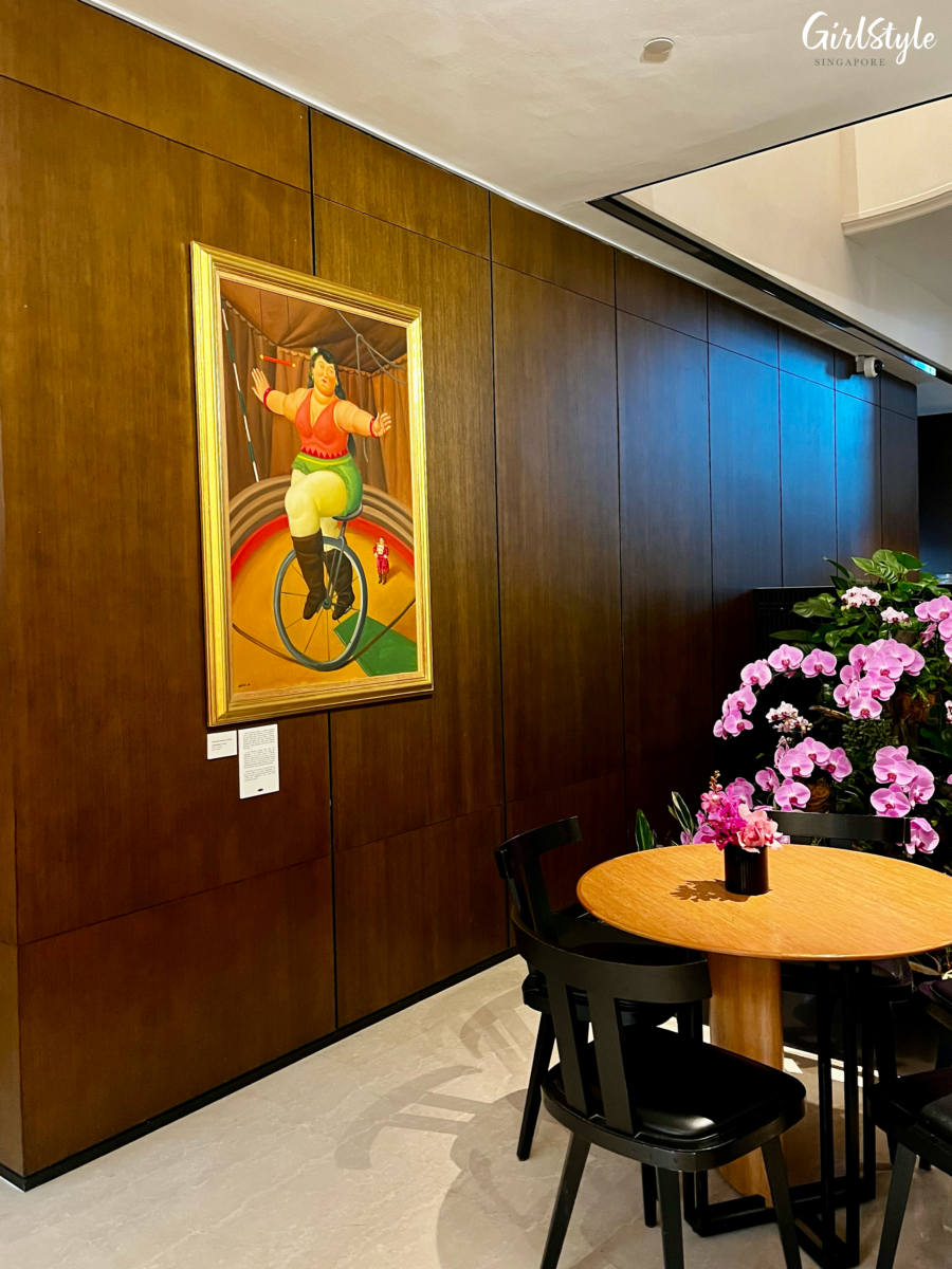 Equilibrista, 2006 by Fernando Botero at Shangri-La Singapore