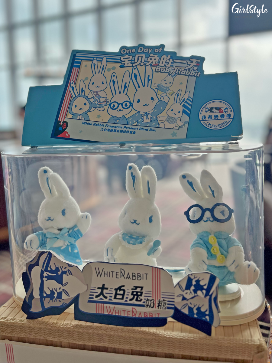 White Rabbit Plushie Charm blind boxes