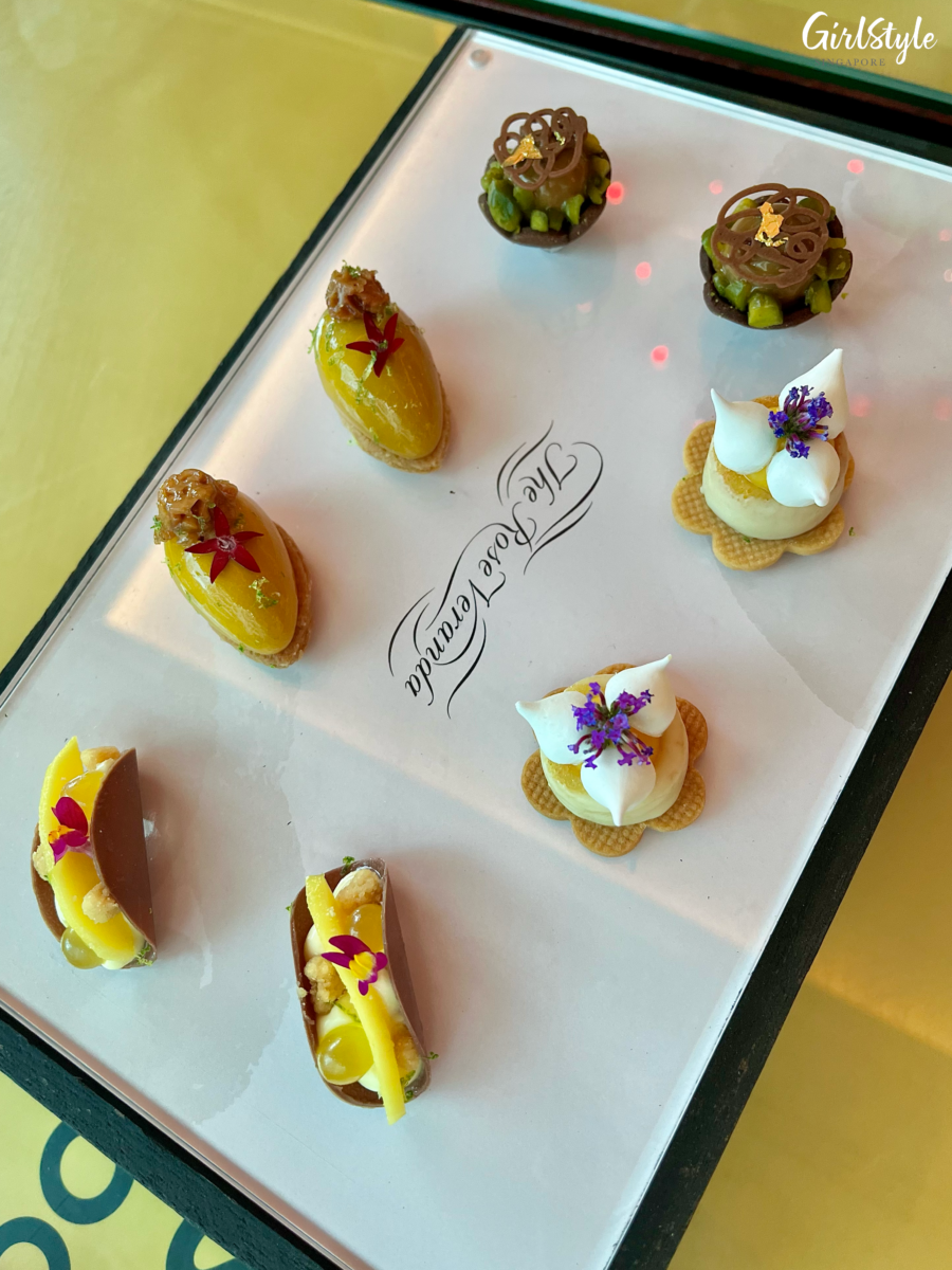 Botero-inspired afternoon tea sweets