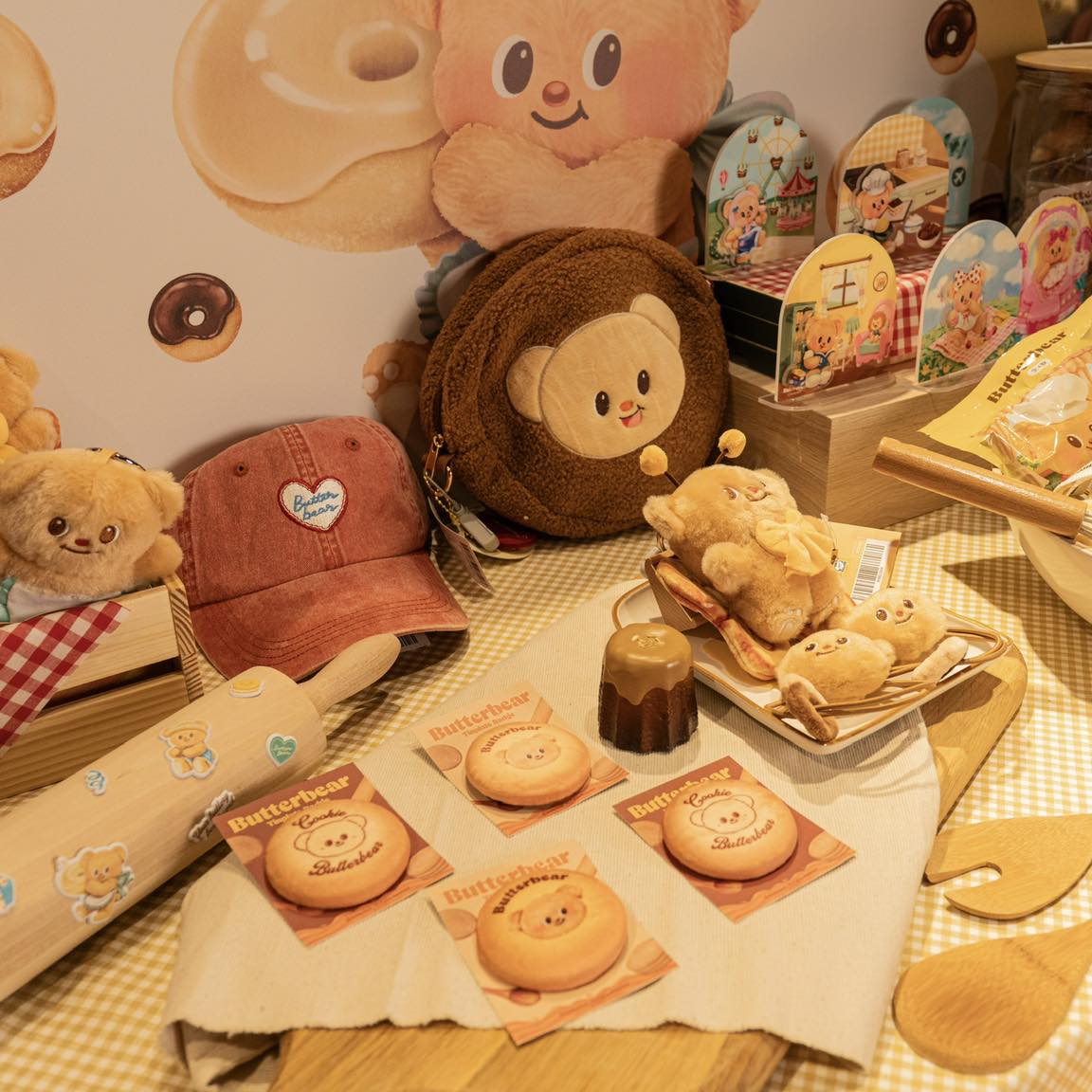 CACO Cafe x Butterbear merchandise