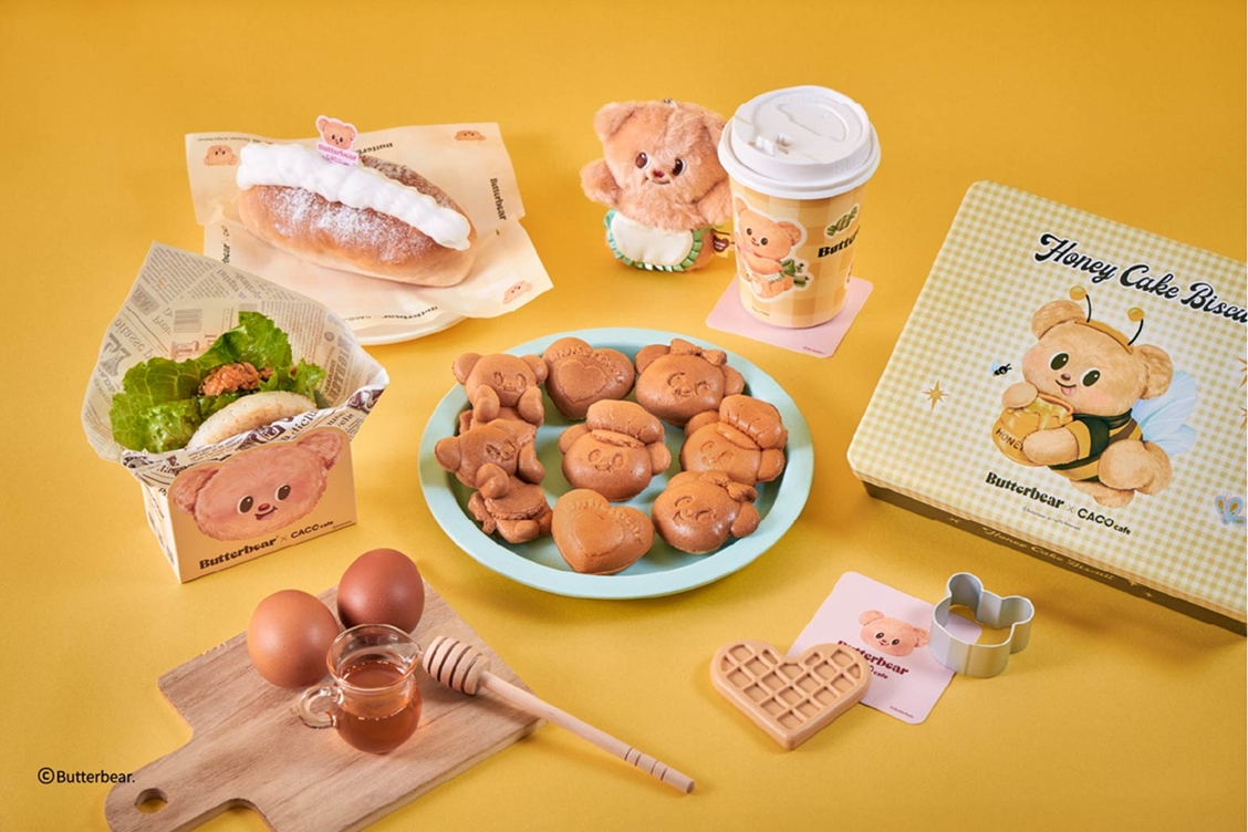CACO Cafe x Butterbear menu