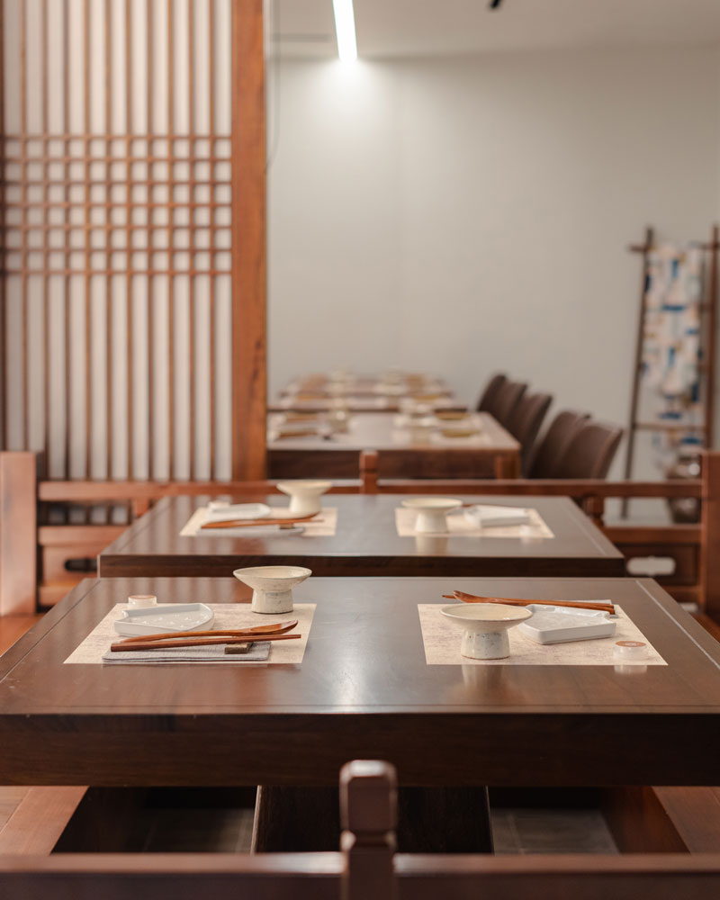 Hanok-inspired interiors