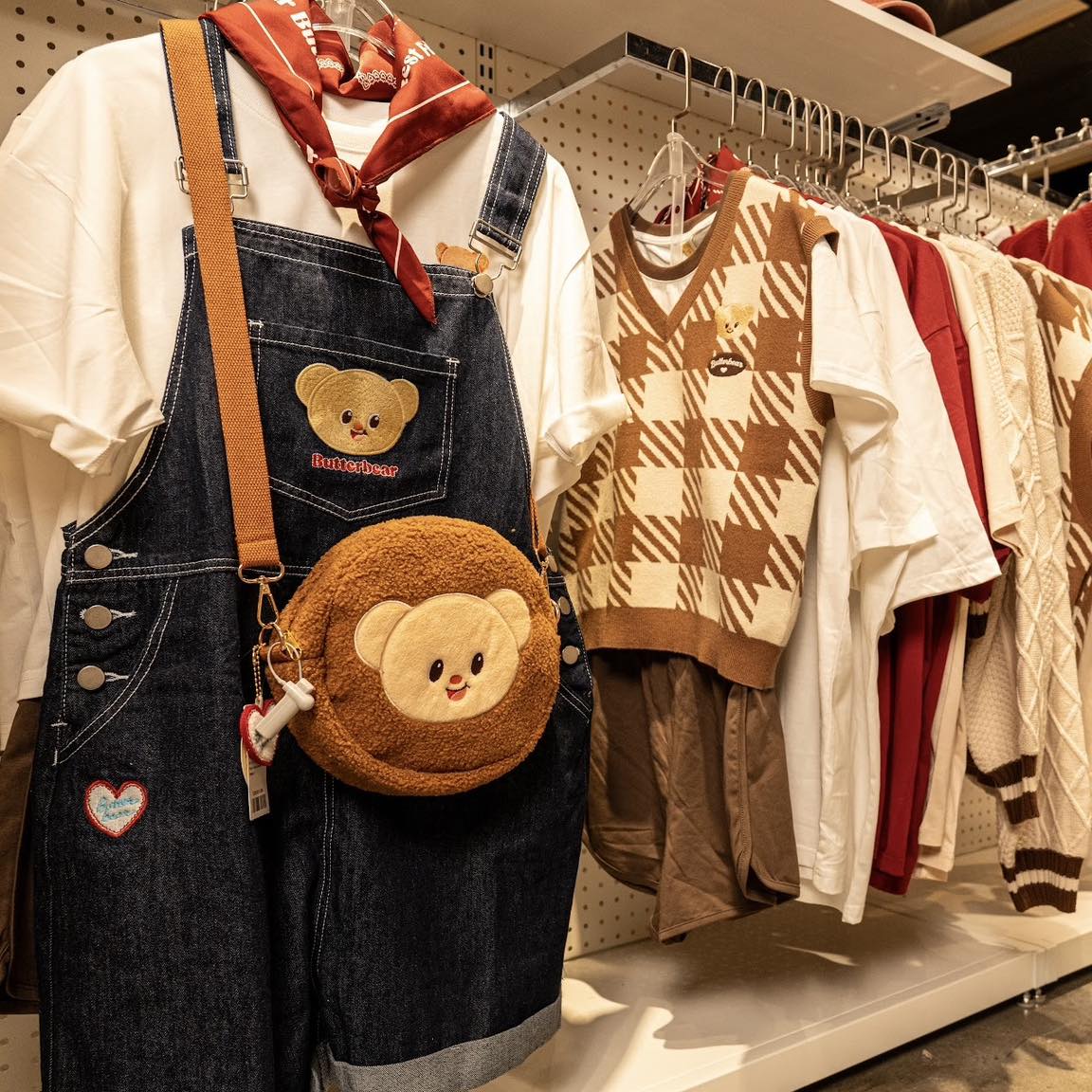 CACO Cafe x Butterbear apparel and accessories