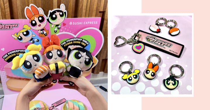 The Powerpuff Girls Take Over Sushi Express With An Adorable Themed Menu, Merchandise & Photo Ops