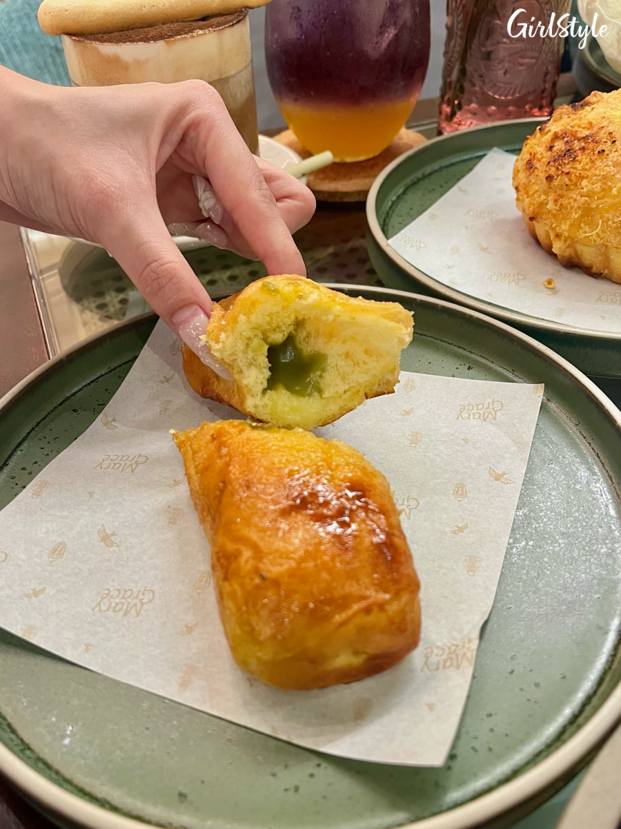 Singapore-exclusive Mary Grace Kaya Pandan Cheese Roll - our top pick!