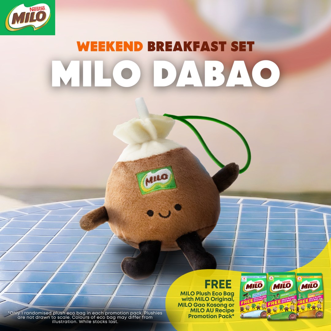 MILO Dabao Breakfast Plushie