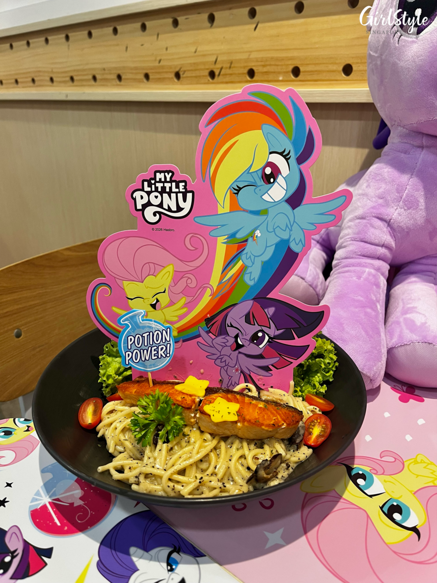 We’re Magic Together Grilled Salmon Truffle Cream Pasta