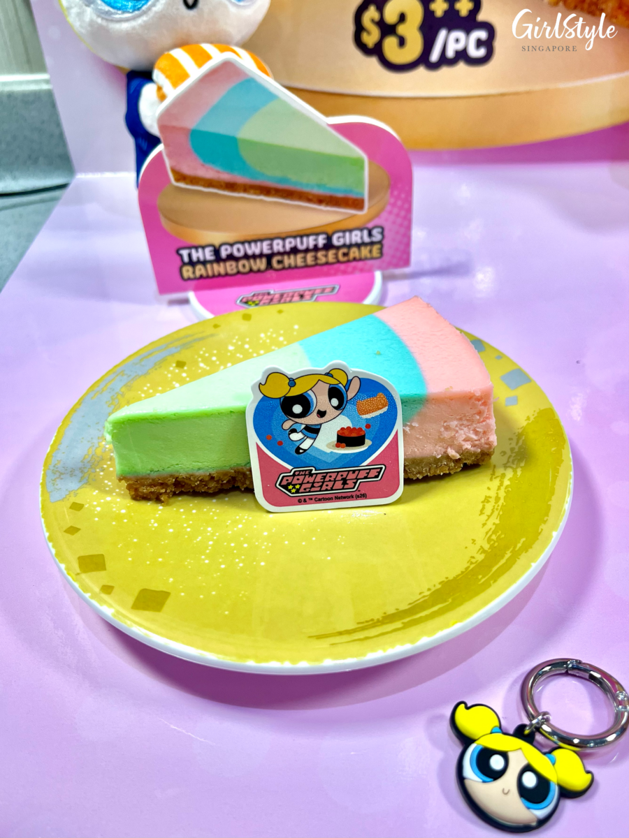 The Powerpuff Girls Rainbow Cheesecake