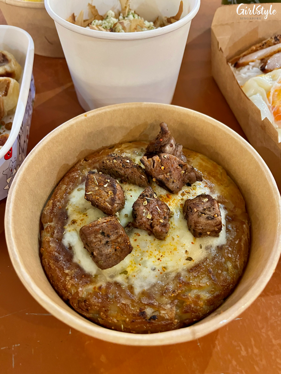 Rosti Haus Cheesy Rosti with Beef Tenderloin