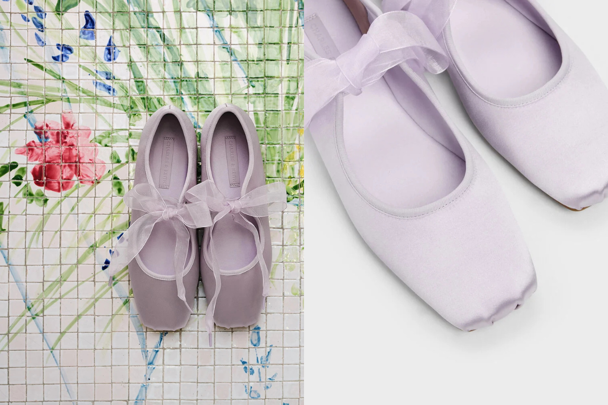 Camila Satin Mary Jane Flats