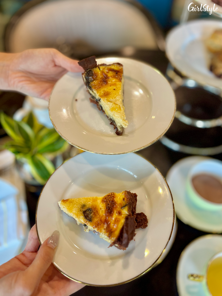 Mushrooms Royale and Dark Chocolate Quiche - Art of Chocolate Afternoon Tea