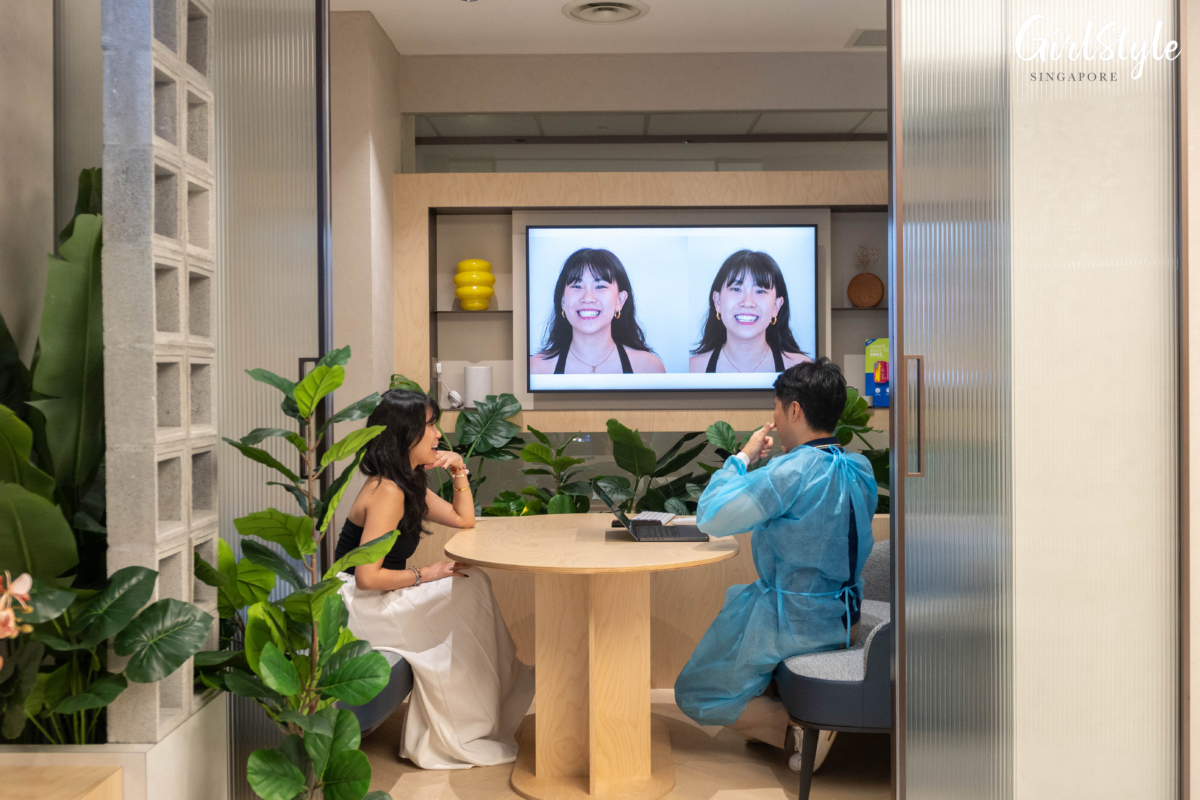 Before & after Smile Trial comparison