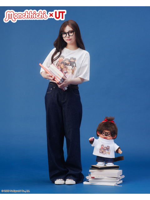 UNIQLO x Monchhichi UT Short Sleeve Graphic T-Shirt - 01 OFF WHITE