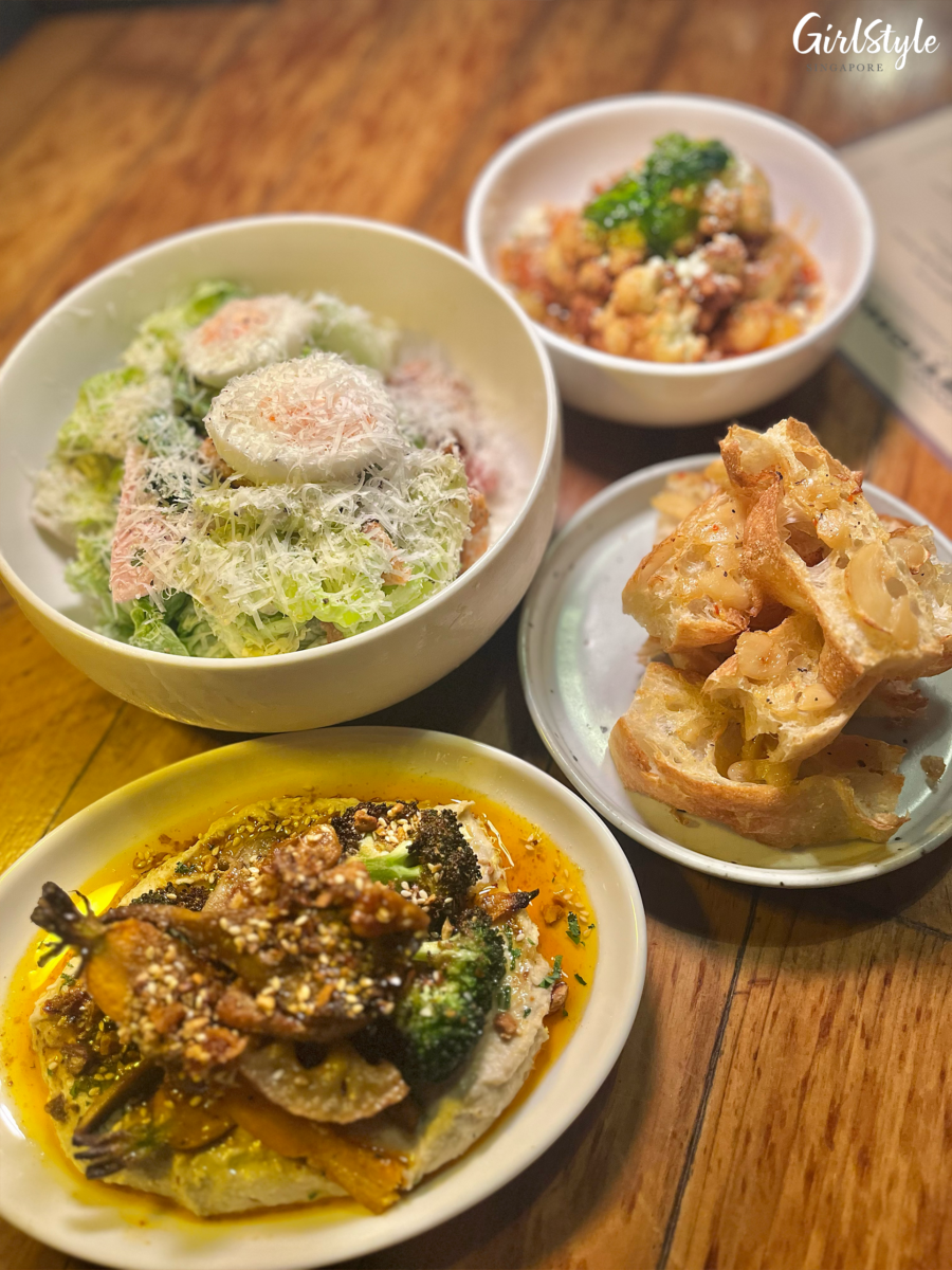 Artichoke Hummus and Morty Salad