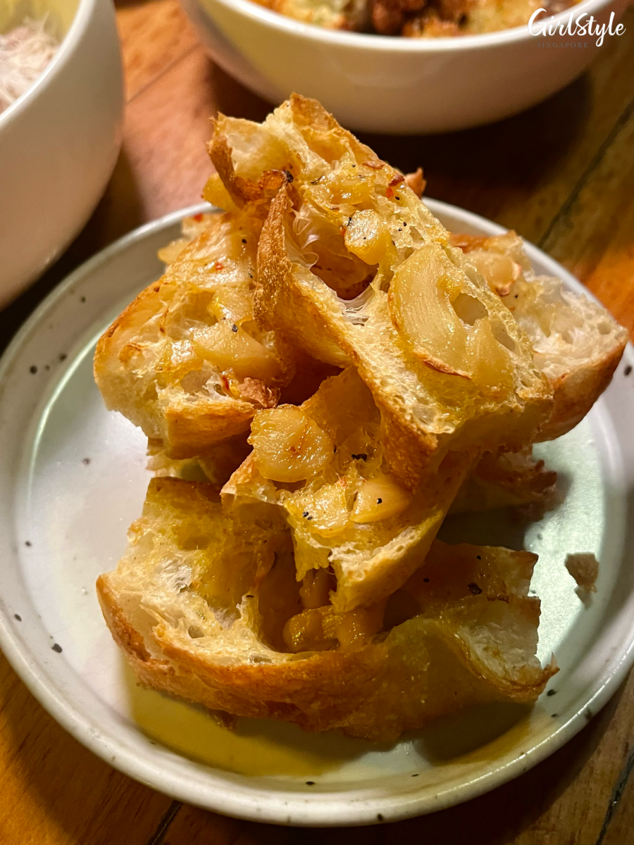 Artichoke Garlic Bread