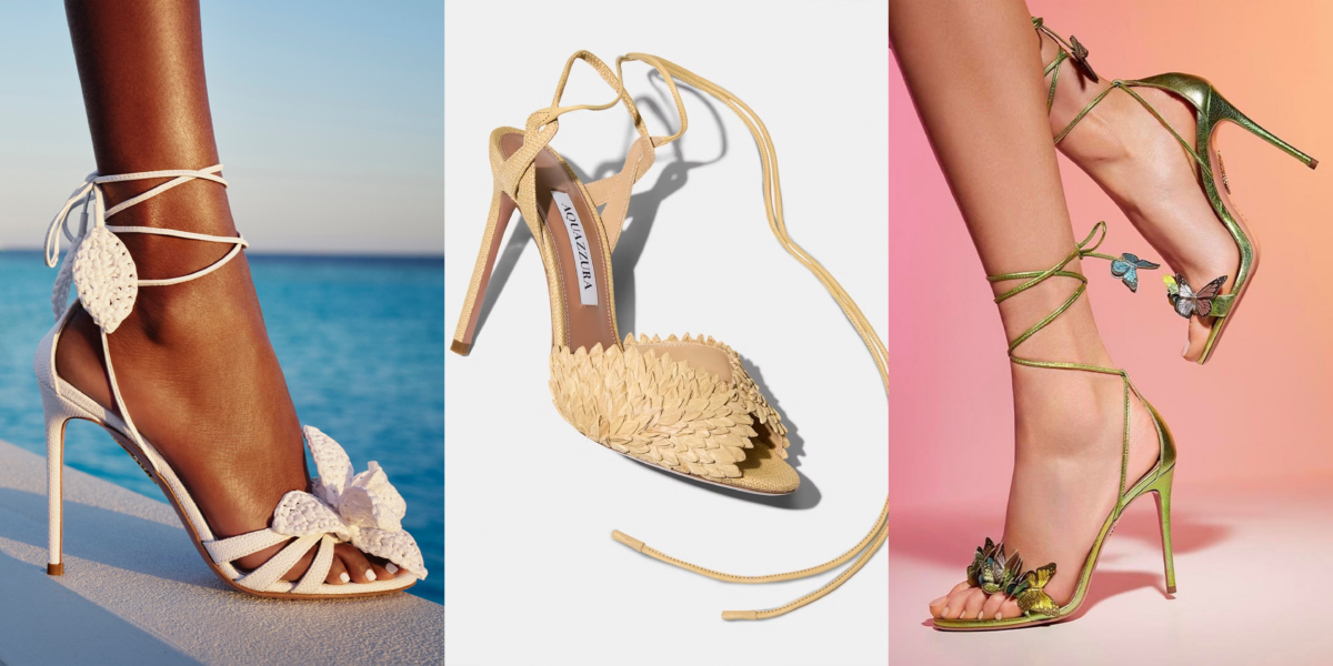 Aquazzura Calypso Sandals, Rio Flirt Sandals, Papillon Sandals