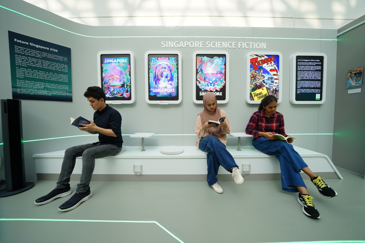 Sci-Fi Pop-up Library