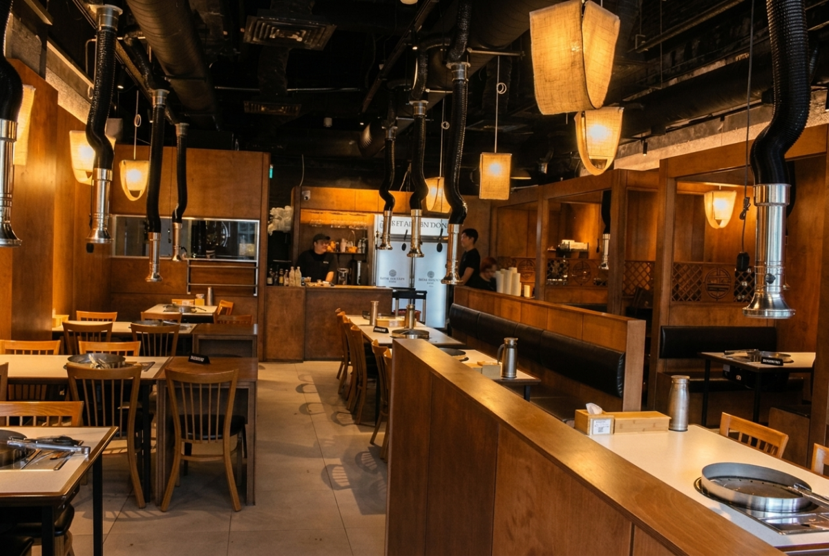Keum Eun Don KBBQ Singapore interior