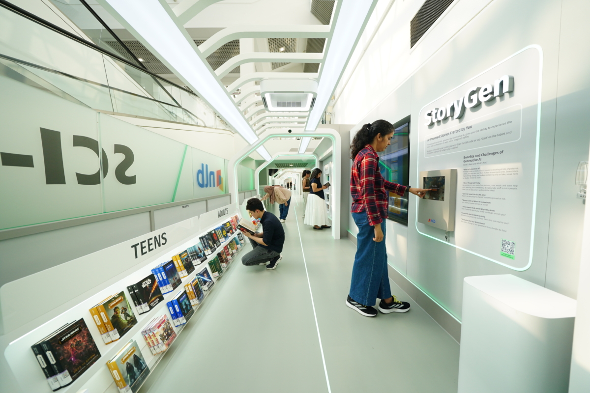 Sci-Fi Pop-up Library