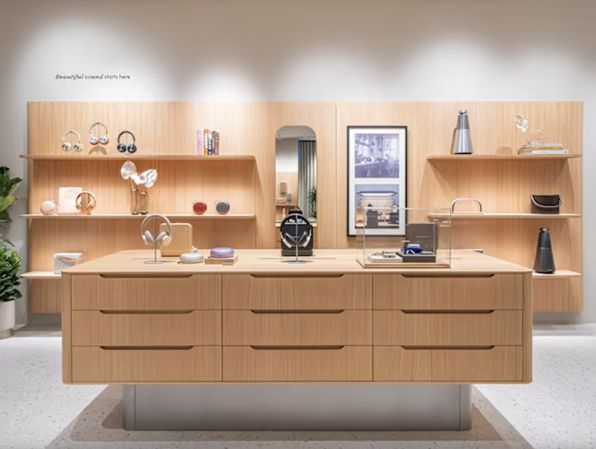 Bang & Olufsen store interior
