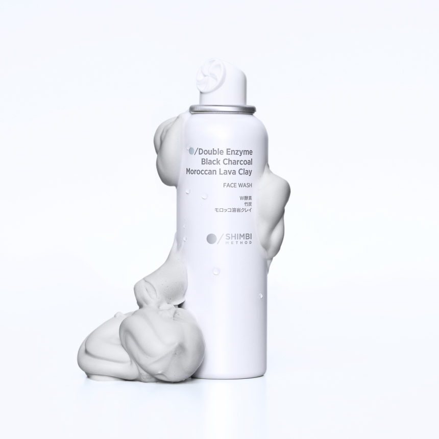 Double Enzyme, Black Charcoal, Moroccan Lava Clay Face Wash