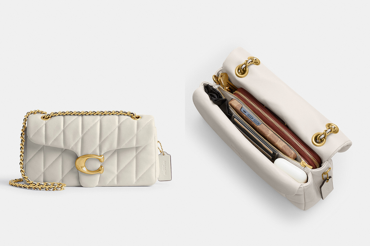 Tabby Shoulder Bag 20 in White