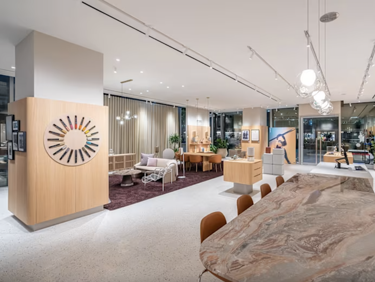Bang & Olufsen store interior