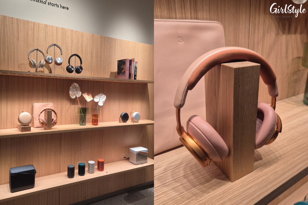 Beoplay H100 noise-cancelling headphones in Sunset Apricot