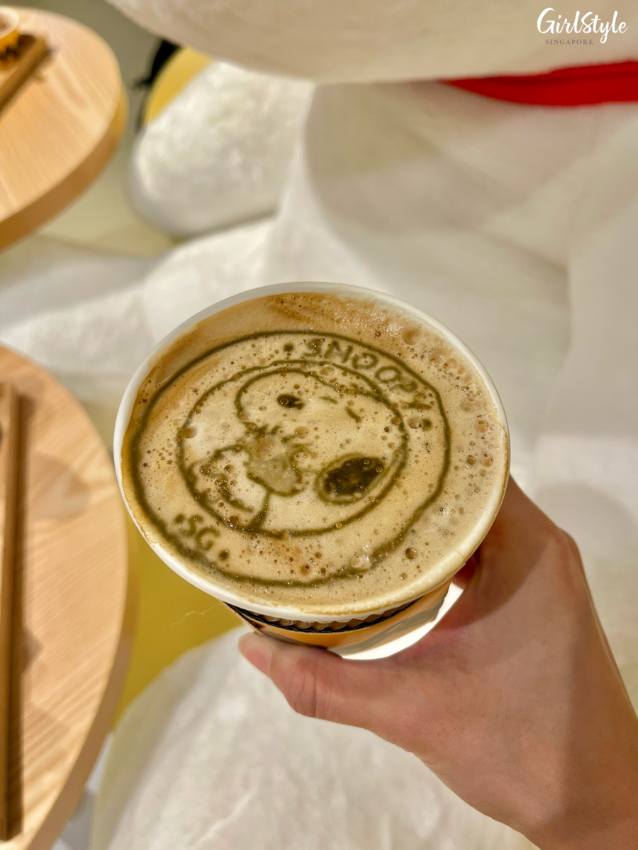 Snoopy Coffee at the Snoopy Café at WEAVE